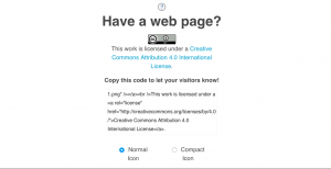 "Have a webpage image" from CC License Chooser