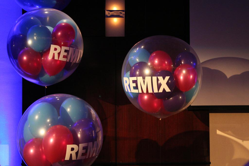 colorful remix balloons