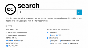 CC Search screenshot