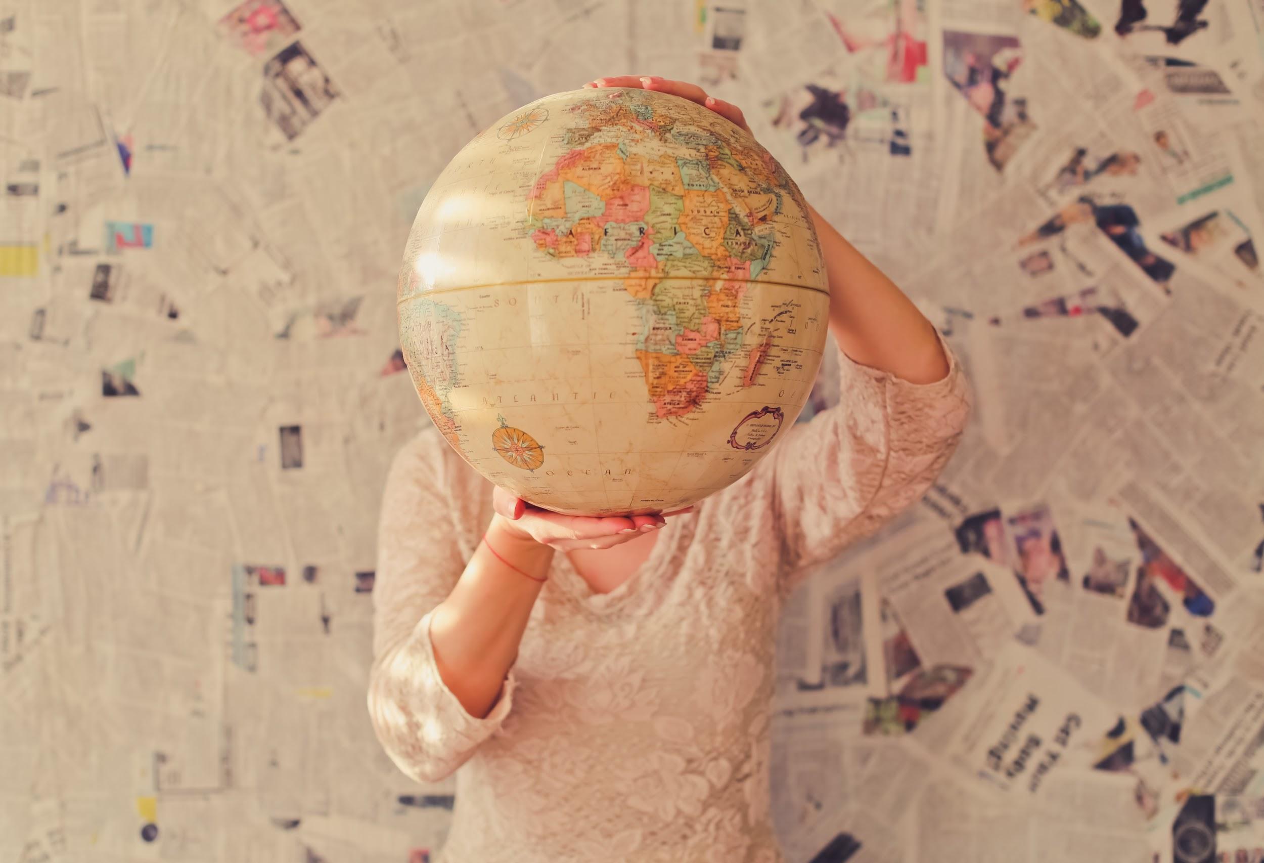 globe-woman